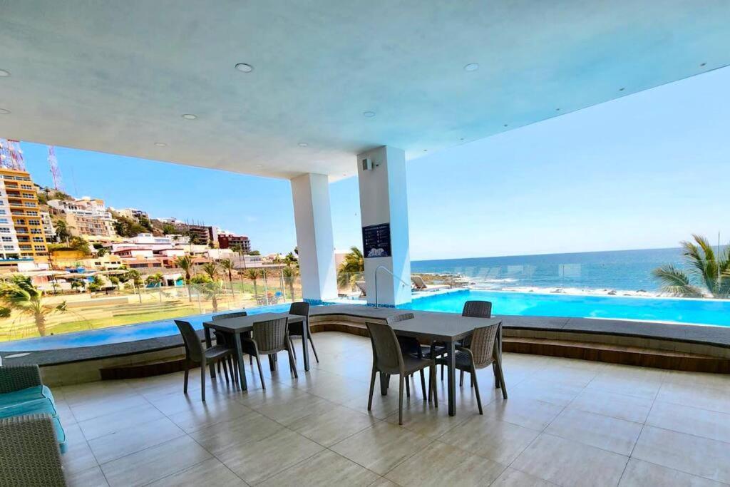 Malecon Vista Al Mar Alberca Infinity Jacuzzi Gym Apartment Mazatlan Exterior photo