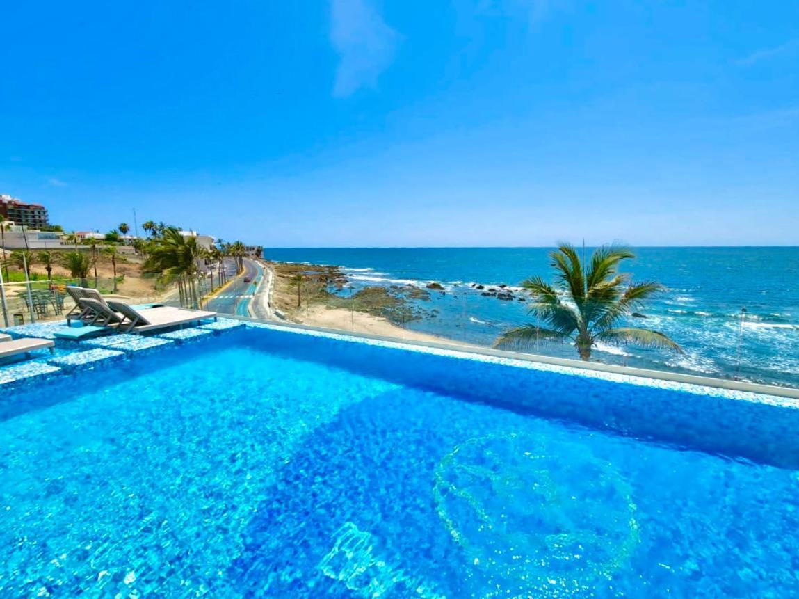 Malecon Vista Al Mar Alberca Infinity Jacuzzi Gym Apartment Mazatlan Exterior photo